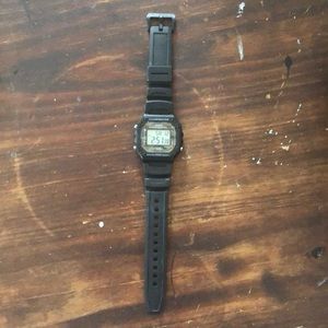Casio black and camo digital watch